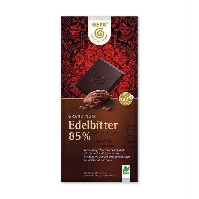 Bio Edelbitter Schokolade 85%